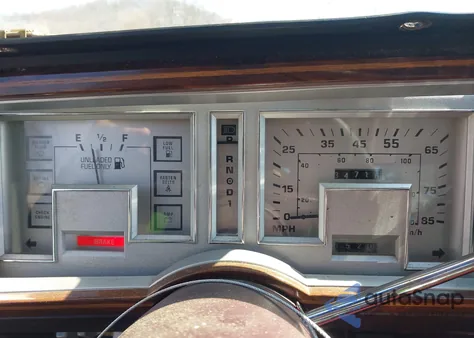 1989 Mercury Grand Marquis Ls z USA, uszkodzony, nr VIN 2MEBM75F6KX618462